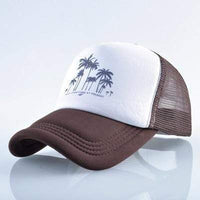 Boho Beach Hut Baseball Caps Fashion Trucker Hat Brown / One Size