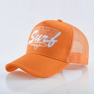 Boho Beach Hut Baseball Caps, mesh hats, trucker hat, camo hat, pink hat, blue hat, red hat, orange hat, black hat, hippie van hat, boho hat Gold / One Size Beach Surf Baseball Hat