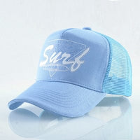 Boho Beach Hut Baseball Caps, mesh hats, trucker hat, camo hat, pink hat, blue hat, red hat, orange hat, black hat, hippie van hat, boho hat Light Blue / One Size Beach Surf Baseball Hat