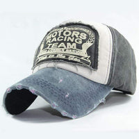 Boho Beach Hut Baseball Caps Old Worn Trucker Hat Blue/Gray / One Size