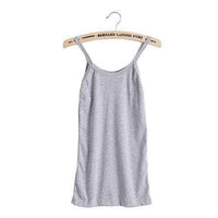 Boho Beach Hut Camis, Tanks Plain Stretchable Cami Gray / One Size