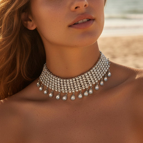 Boho Beach Hut Chain Necklaces Fashion Choker Necklace