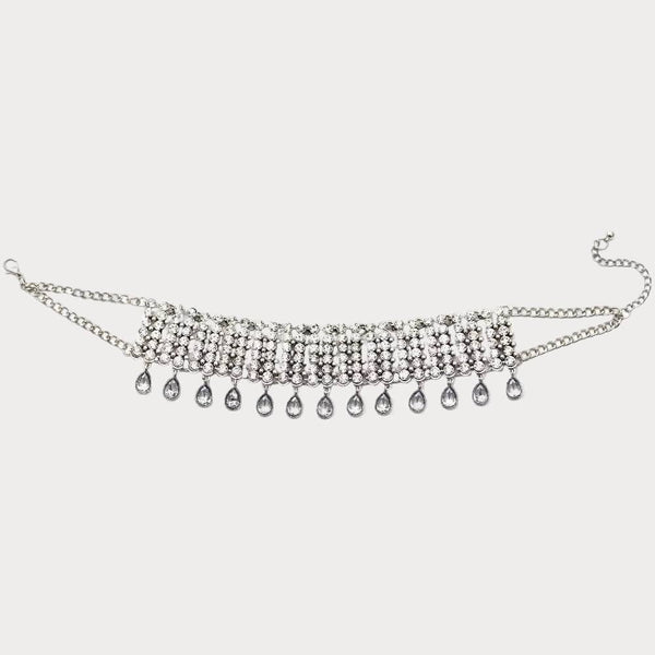 Boho Beach Hut Chain Necklaces Fashion Choker Necklace Silver / One Size