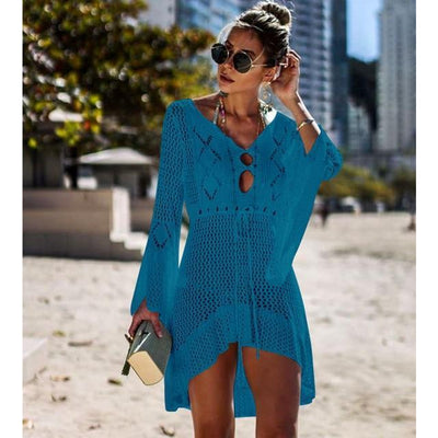 Crochet Knit Bikini Cover Up – Boho Beach Hut