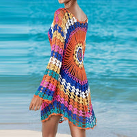 Boho Beach Hut Cover-Ups Boho Hippie Crochet Cover Up