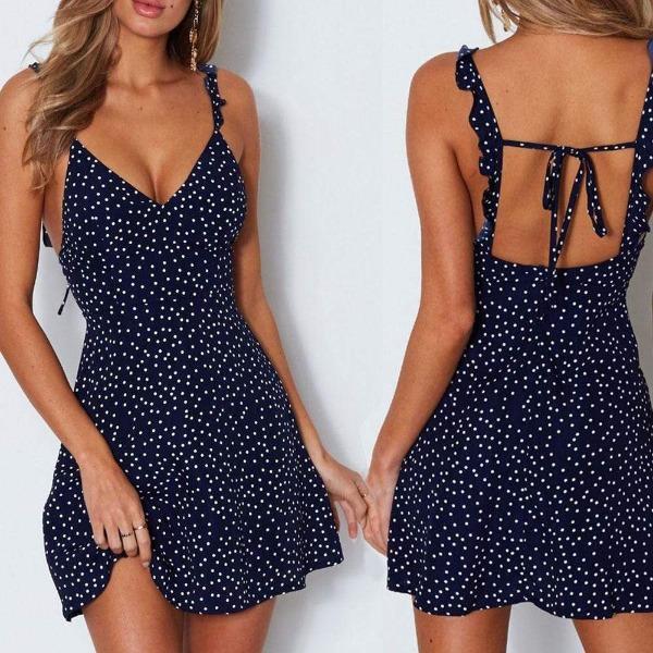 Small polka dot dress shops