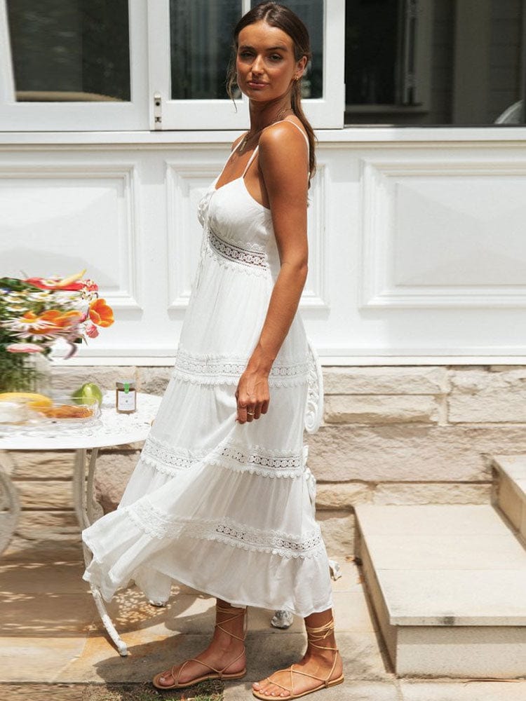 White Summer Dress - Beach Wedding Dress – Boho Beach Hut