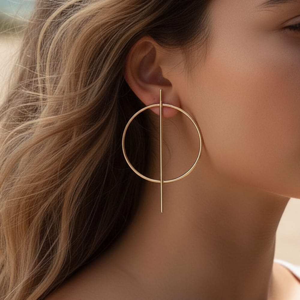 Boho Beach Hut Earrings, Drop Earrings, Silver Earrings, Gold Earrings Boho Chic Dangle Earrings Gold / One Size