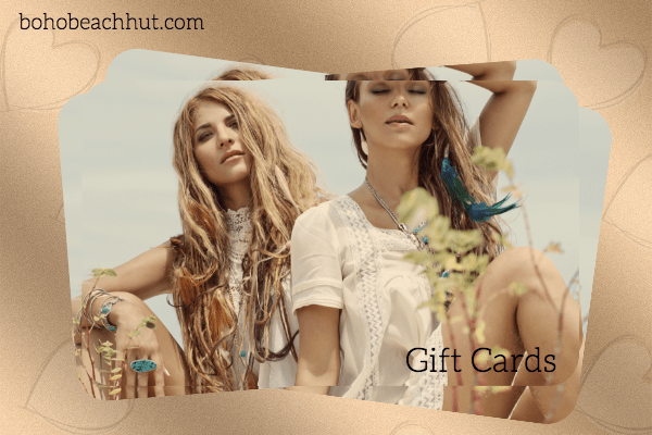 Boho Beach Hut Gift Card Boho Beach Hut Gift Cards