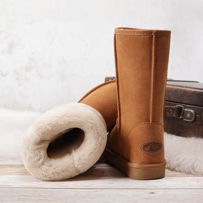 Boho Beach hut Mid-Calf Boots, winter boots, fur boots, high boots, boho boots, ugg boots, winter boots, black boots, beige boots, brown boots, gray boots Faux Fur Waterproof Winter Boots