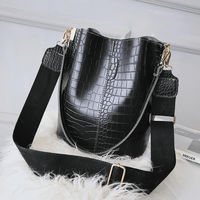 Boho Beach Hut Purses Black / One Size Leather Handbag Purse
