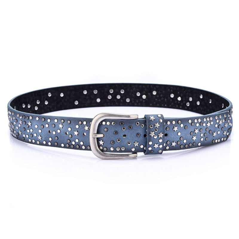 Boho Beach Hut Women's Belts Star Studded Fashion Belt