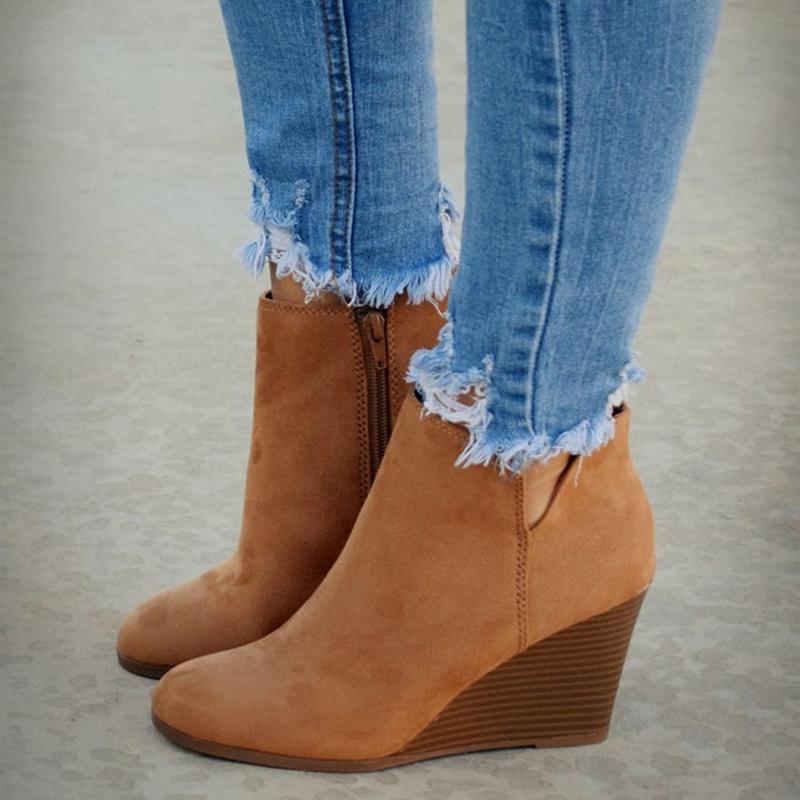 Platform Ankle Boots for Free Spirited Style Boho Beach Hut